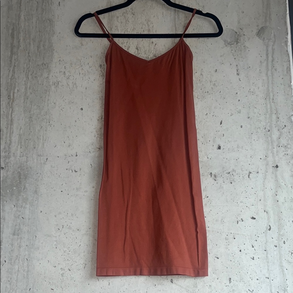 Free People Rust Slip Dress